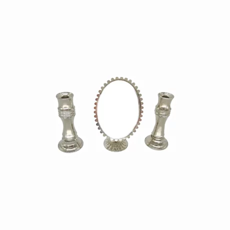 آینه شمعدان کروم - نمای دیگر