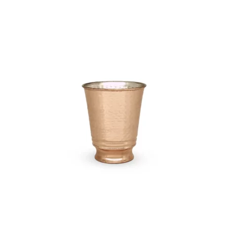 لیوان مسی بدون دسته چکشی بزرگ